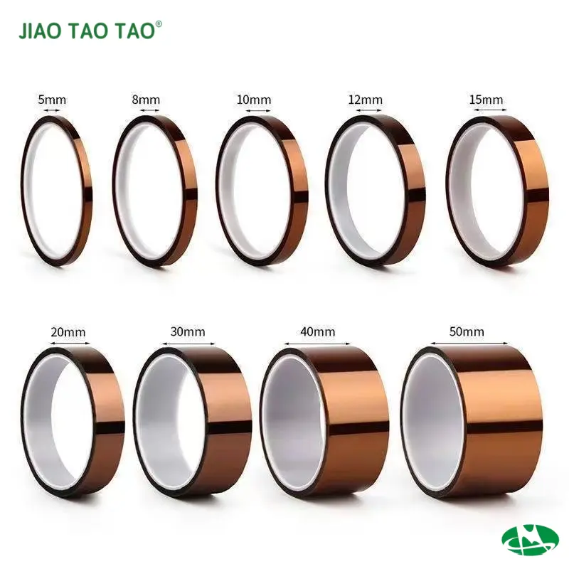 Polyimide jumbo roll and OEM slitting service for 4mm x 33m industrial insulation tape.